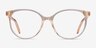Nala Clear Melon AcetateEyeglass Frames from EyeBuyDirect, Front View