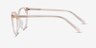 Nala Clear Melon AcetateEyeglass Frames from EyeBuyDirect, Side View