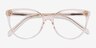 Nala Clear Melon AcetateEyeglass Frames from EyeBuyDirect, Closed View