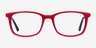 July Red & Navy AcetateEyeglass Frames from EyeBuyDirect, Front View