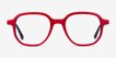 States Red & Navy AcetateEyeglass Frames from EyeBuyDirect, Front View
