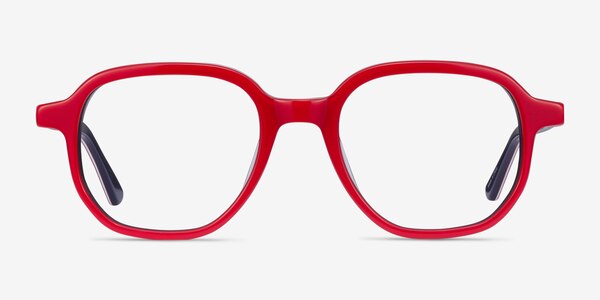 States Red & Navy Acétate Montures de lunettes de vue
