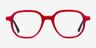 States Red & Navy AcetateEyeglass Frames from EyeBuyDirect, Front View