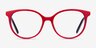 Patriot Red & Navy AcetateEyeglass Frames from EyeBuyDirect, Front View