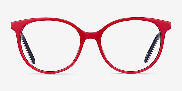 Patriot Red & Navy Acetate Eyeglass Frames