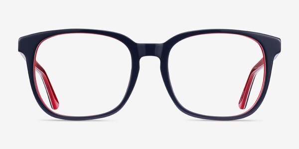 Firework Navy & Red Acetate Eyeglass Frames