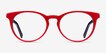 Tradition Red & Navy AcetateEyeglass Frames from EyeBuyDirect, Front View
