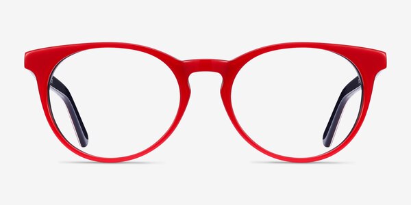 Tradition Red & Navy Acétate Montures de lunettes de vue