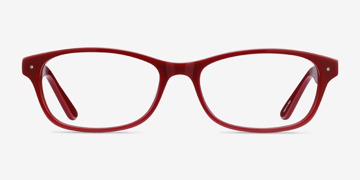 Kedah Burgundy Acetate Eyeglass Frames from EyeBuyDirect