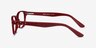Kedah Burgundy AcetateEyeglass Frames from EyeBuyDirect, Side View