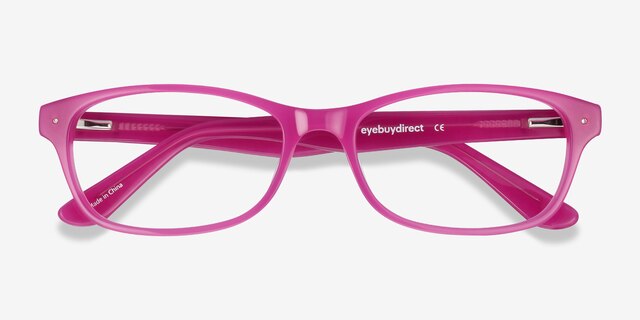 Kedah Pink AcetateEyeglass Frames from EyeBuyDirect, Closed View