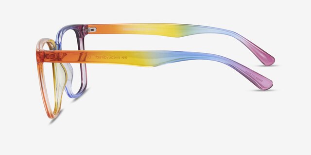 Freedom Rainbow PlasticEyeglass Frames from EyeBuyDirect, Side View