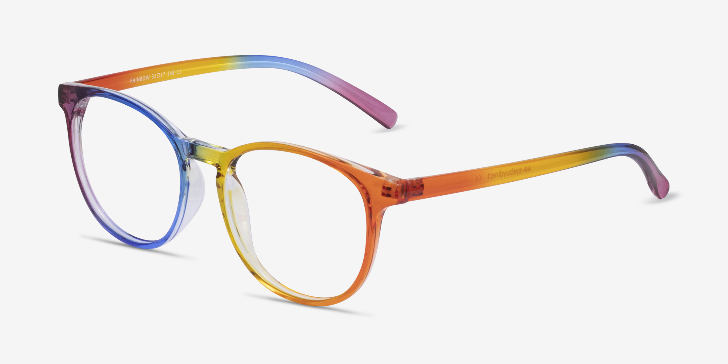 Rainbow Round Rainbow Full Rim Eyeglasses Eyebuydirect 