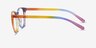Rainbow Arc-en-ciel PlastiqueMontures de lunettes de vue d'EyeBuyDirect, Vue de Côté