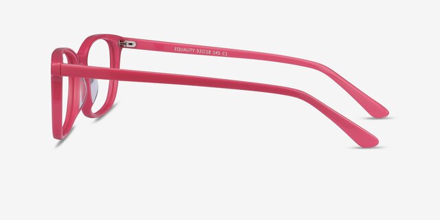 Equality Rose AcétateMontures de lunettes de vue d'EyeBuyDirect, Vue de Côté
