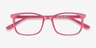 Equality Rose AcétateMontures de lunettes de vue d'EyeBuyDirect, Vue Rapprochée