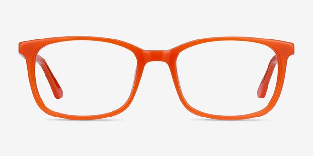 Equality Orange AcetateEyeglass Frames from EyeBuyDirect, Front View