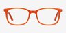 Equality Orange AcetateEyeglass Frames from EyeBuyDirect, Front View