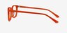Equality Orange AcetateEyeglass Frames from EyeBuyDirect, Side View