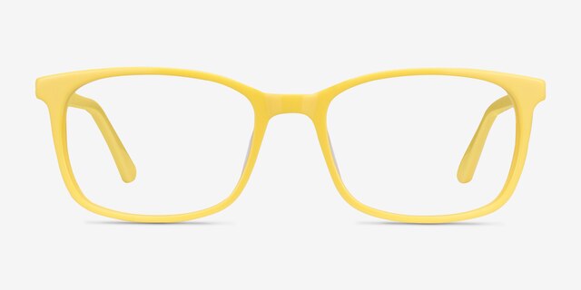 Equality Yellow AcetateEyeglass Frames from EyeBuyDirect, Front View