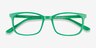 Equality Green AcetateEyeglass Frames from EyeBuyDirect, Closed View