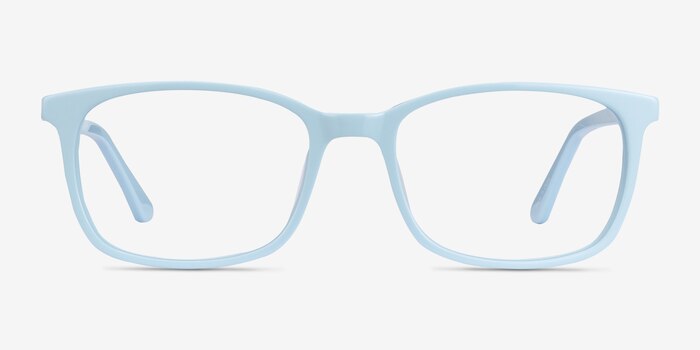 Equality Blue Acetate Eyeglass Frames from EyeBuyDirect