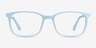 Equality Blue AcetateEyeglass Frames from EyeBuyDirect, Front View