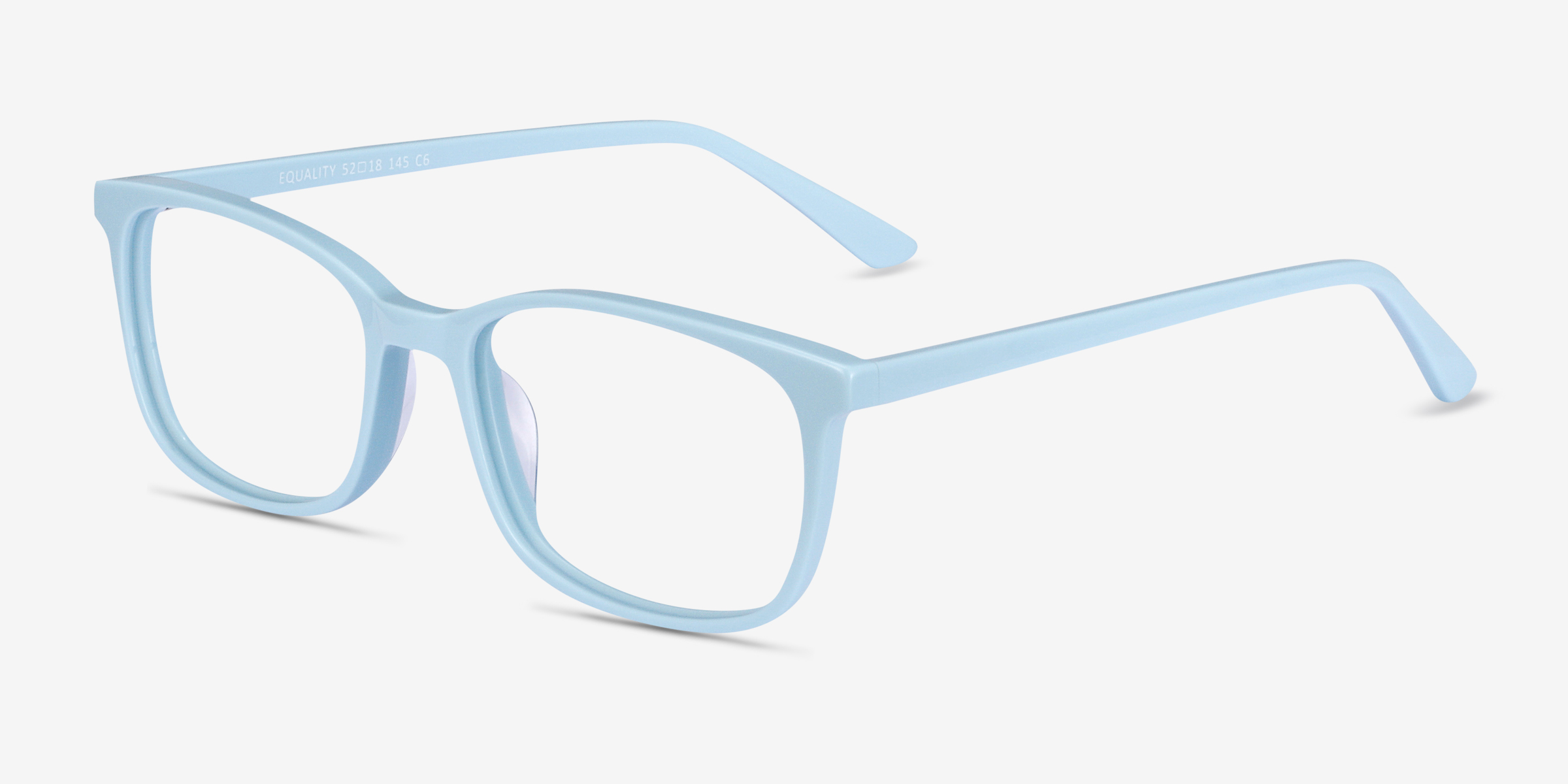 Equality Rectangle Blue Full Rim Eyeglasses | Eyebuydirect