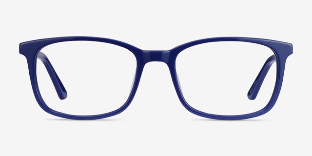 Equality Navy AcetateEyeglass Frames from EyeBuyDirect, Front View