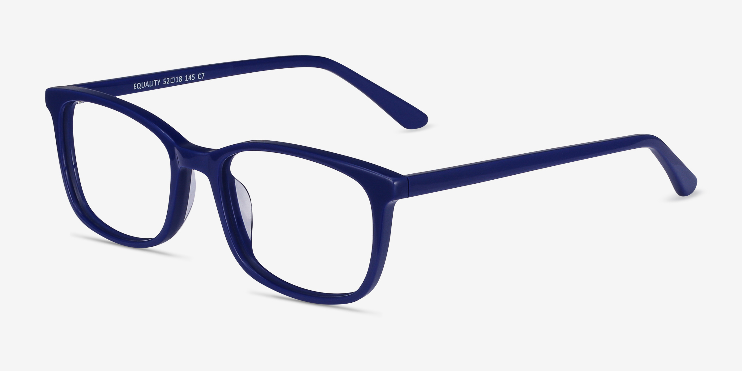 Equality Rectangle Navy Full Rim Eyeglasses | Eyebuydirect