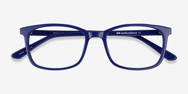 Equality Navy AcetateEyeglass Frames from EyeBuyDirect, Closed View