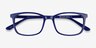 Equality Navy AcetateEyeglass Frames from EyeBuyDirect, Closed View