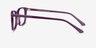 Equality Purple AcetateEyeglass Frames from EyeBuyDirect, Side View