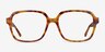 Tompkins Light Tortoise AcétateMontures de lunettes de vue d'EyeBuyDirect, Vue de Face