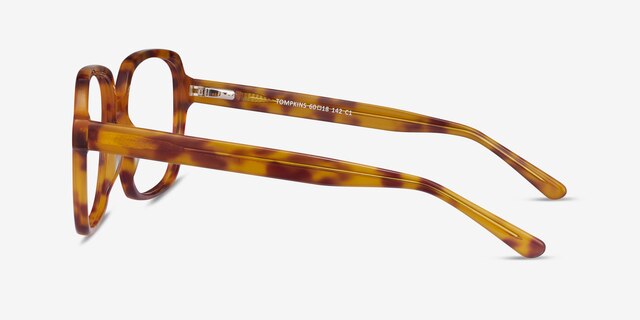 Tompkins Light Tortoise AcétateMontures de lunettes de vue d'EyeBuyDirect, Vue de Côté
