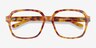 Tompkins Light Tortoise AcétateMontures de lunettes de vue d'EyeBuyDirect, Vue Rapprochée