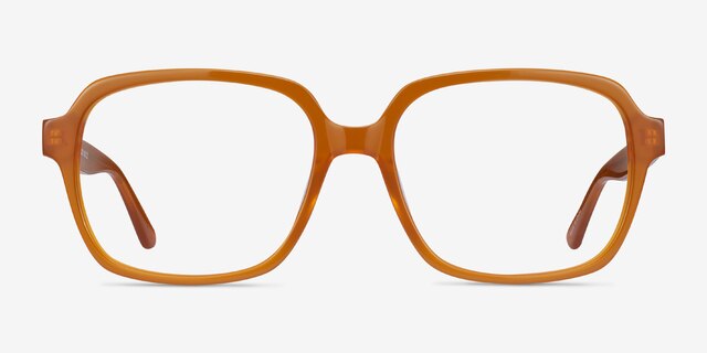 Tompkins Mellow Yellow AcetateEyeglass Frames from EyeBuyDirect, Front View