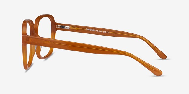 Tompkins Mellow Yellow AcetateEyeglass Frames from EyeBuyDirect, Side View