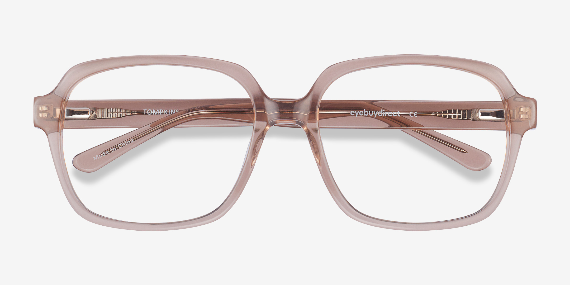 Tompkins Square Clear Brown Full Rim Eyeglasses | Eyebuydirect