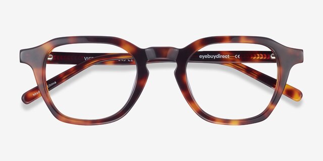 Victor Tortoise AcetateEyeglass Frames from EyeBuyDirect, Closed View