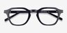 Victor Black AcetateEyeglass Frames from EyeBuyDirect, Closed View
