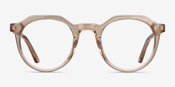 Mikoto Light Brown Acetate Eyeglass Frames from EyeBuyDirect