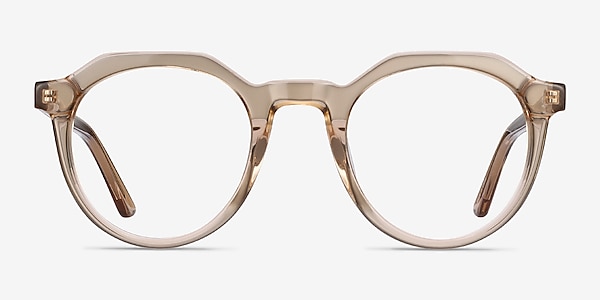 Mikoto Light Brown Acétate Montures de lunettes de vue