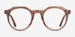 Mikoto Clear Brown AcetateEyeglass Frames from EyeBuyDirect, Front View