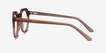 Mikoto Clear Brown AcetateEyeglass Frames from EyeBuyDirect, Side View