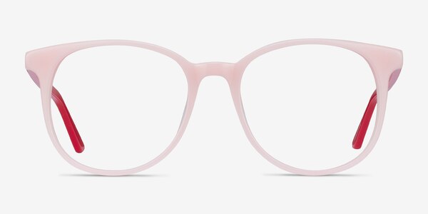 Solveig Pink & Red Acetate Eyeglass Frames