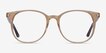 Solveig Clear Brown AcetateEyeglass Frames from EyeBuyDirect, Front View