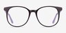 Solveig Purple AcetateEyeglass Frames from EyeBuyDirect, Front View
