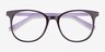 Solveig Purple AcetateEyeglass Frames from EyeBuyDirect, Closed View