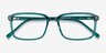 Rafferty Teal AcetateEyeglass Frames from EyeBuyDirect, Closed View
